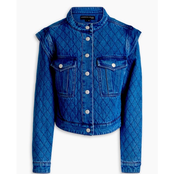 Veronica Beard Jackets & Blazers - NWT VERONICA BEARD Killian quilted denim jacket